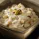 Pistachio rice pudding